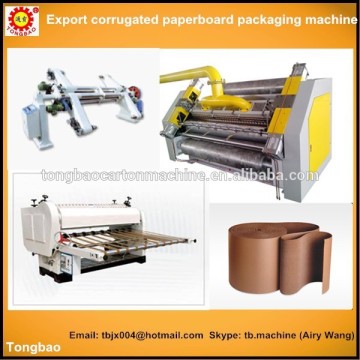 2015popular good price single facer corrugating machine