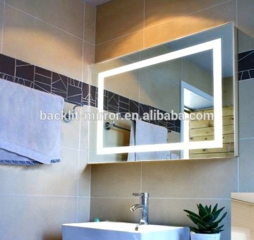 Faddish LED mirror with touch switch,fogless mirror,lighted mirror