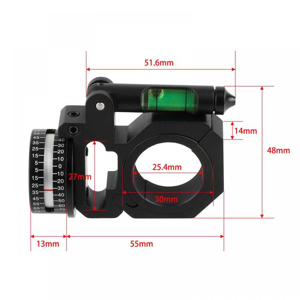 Hunting Angle Degree ADI/ACI Bubble Level 30mmScope Mount