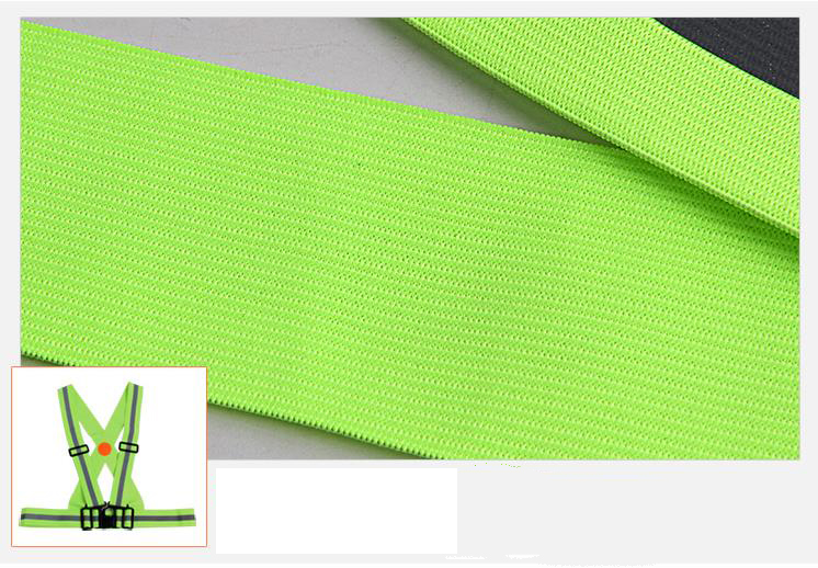 Wholesalers unisex Working riding running safety reflective shoulder belt vest sports safety vest suit for children and adult