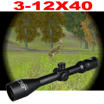 3-12X40 optical airosft rifle hunting scope tactical compact rifle sight scope