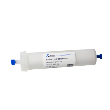 Disposable empty flash chromatography columns