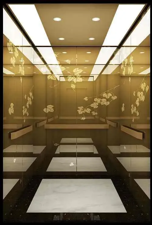 Luxury Cheap Passenger Elevator with High-Speed VVVF for Small Machine Rooms