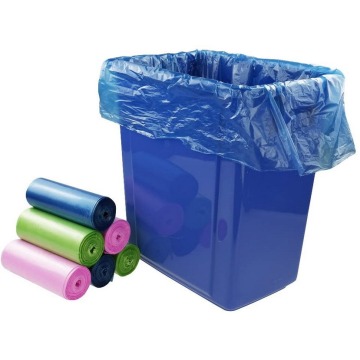 Doublures de carton de poubelle de sac poubelle de jardin de recyclage transparent de déchets de LDPE