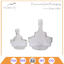 80ml Maple Shape Glass Bottle/Glass Liqueurs Bottle