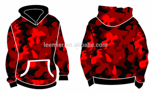 2015 Fashion design dye sublimation polyester hoodies