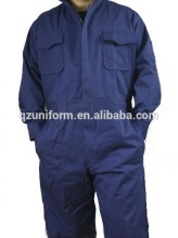 navy blue 65Polyester/35Cotton Mechanice Workers Protection Coverall