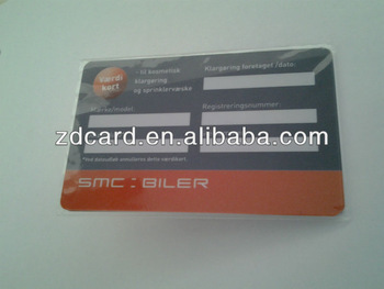 Signature Loyalty Card / PVC Loyalty Card / Magnetic Stripe Loyalty Card