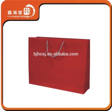 custom design laminated paper gift bags