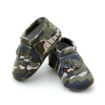 Sapatos de bebê Camuflagem Mocassim Sapatos