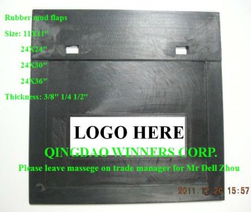 28X28cm rubber truck mud flap