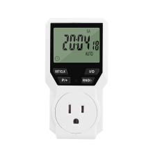 US Plug Electronic Digital Timer Switch Socket Kitchen Timer Outlet Programmable Timing Socket Control