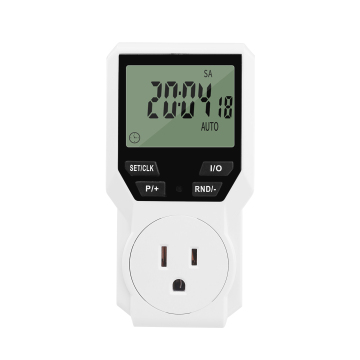 US Plug Electronic Digital Timer Switch Socket Kitchen Timer Outlet Programmable Timing Socket Control