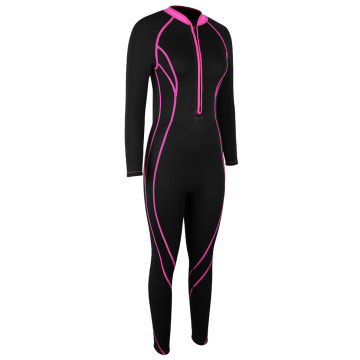 Seaskin Women&#39;s Front Zip Neoprene Scuba Dive Wetsuit