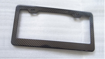 Modern And Stylish Carbon Fiber License Plate Frames