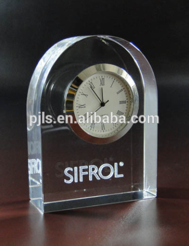 Table Clock Holiday Natural Rose Crystal For Christmas Favor Souvenirs