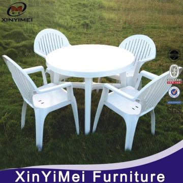 Promotional plastic dining table and chair