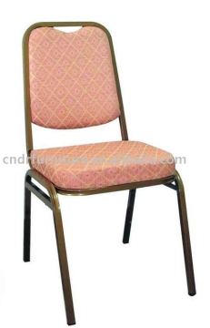 yellow stacking chair