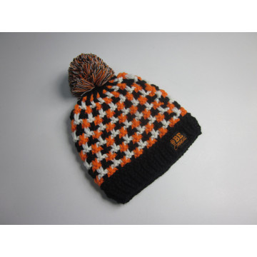 Ladies Hand Made pompom Winter Hat