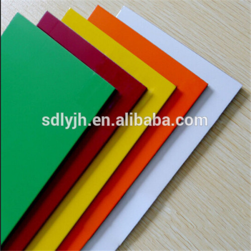 fabricantes de la hoja de acp tarjeta de color acp Panel de compuesto de aluminio para la tienda