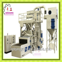 Wire Mesh Belt Shot Blasting Machine / Wire Mesh Conveyor Wheel Blast