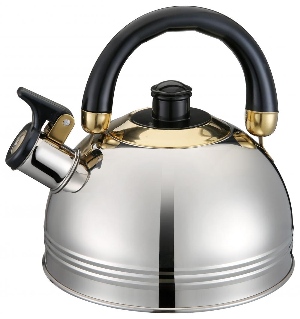 Satin Polishing Whstling Kettle Gold Ring