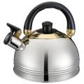 Durable Black Handle Whistling Kettle