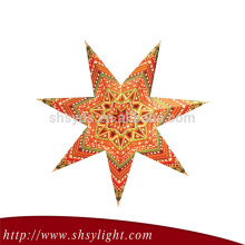 christmas gift paper star
