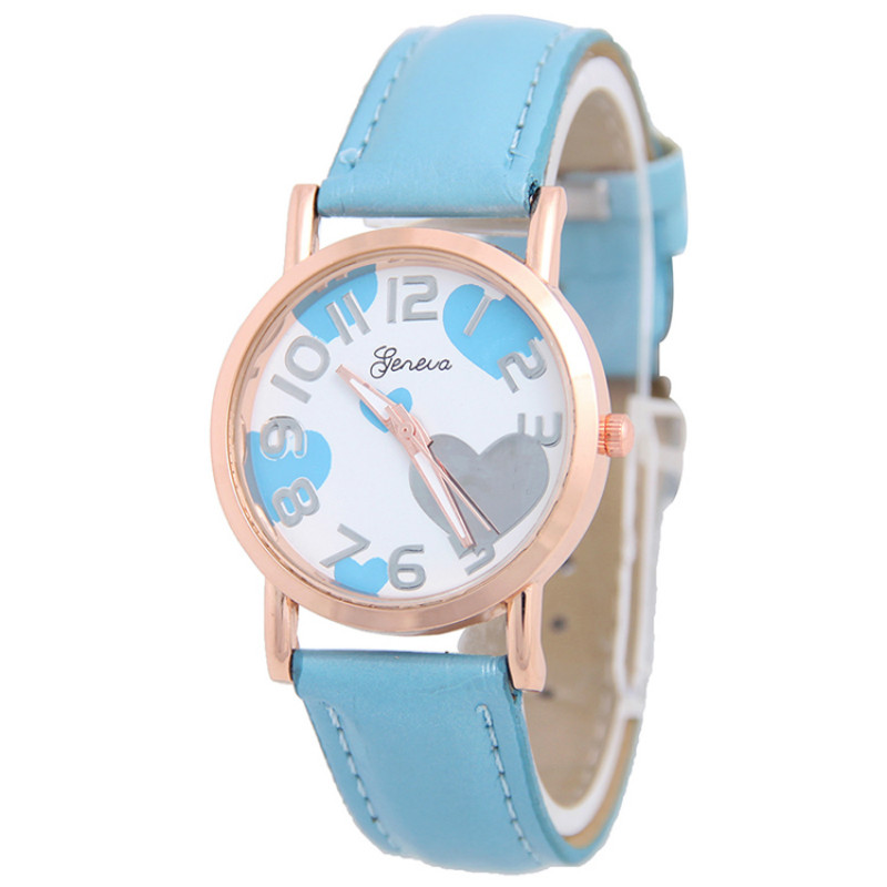 New Casual watch hot sale leather ladies watch