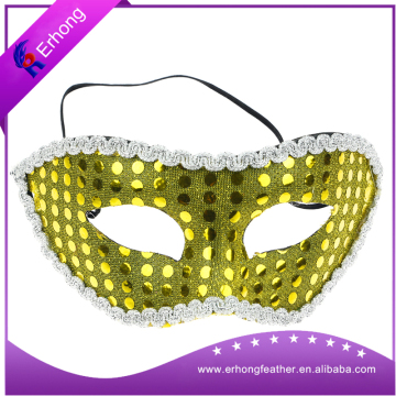 Shinning dot golden Mask for Festival