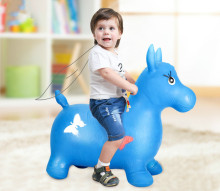 New Children's Inflatable Toy Vaulting Horse Outdoors to Increase the Thickness of Riding Baby Vaulting Horse Vaulting Deer