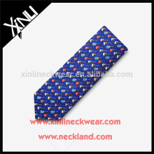 100% Handmade Perfect Knot Silk Printed Musical Note Tie