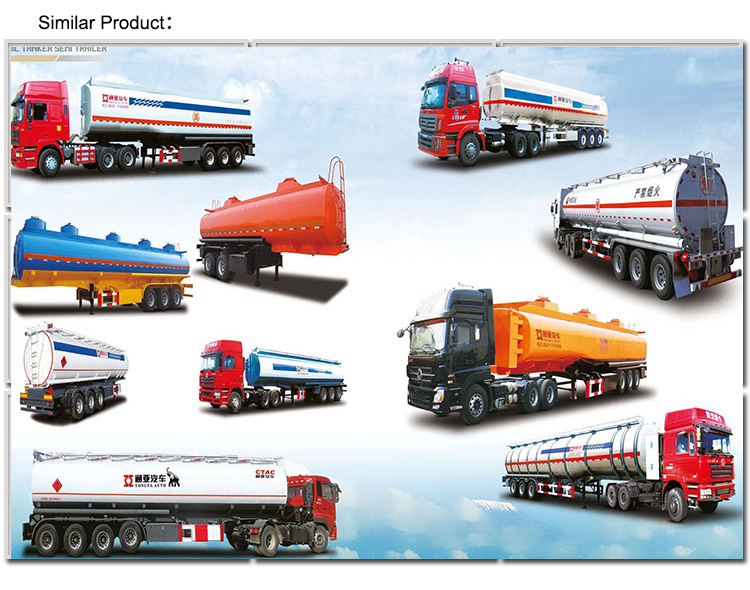 Semi de tanque de combustible (4) fuel tank semi trailer (4)