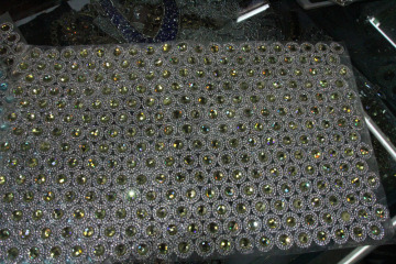 Hot fix adhesive glass rhinestone motif 24*40cm