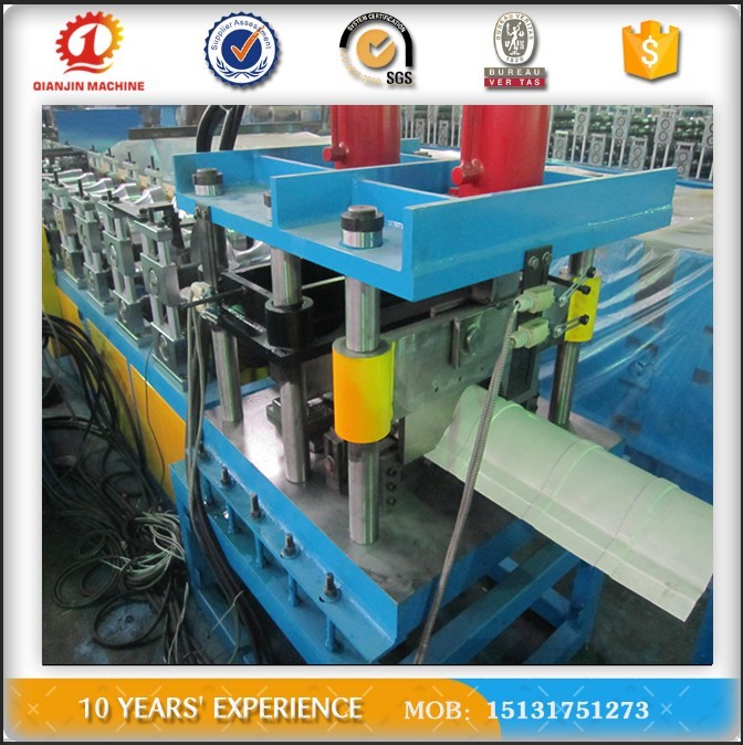 Automatic perfect roof ridge cap roll forming machine