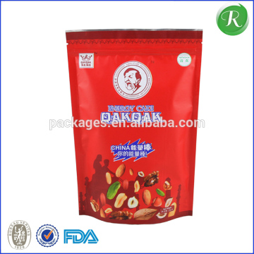 moistureproof food packaging bag/ green tea hemp coffee bag /snack bag