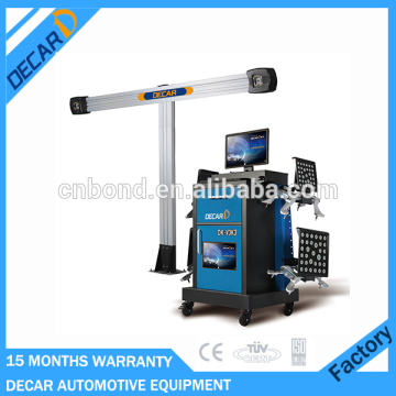 Double display 3D camera wheel alignment for sale