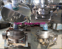Fruit Jam jacketed kettle with agitator
