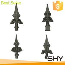 Decorative cast iron spears and finials