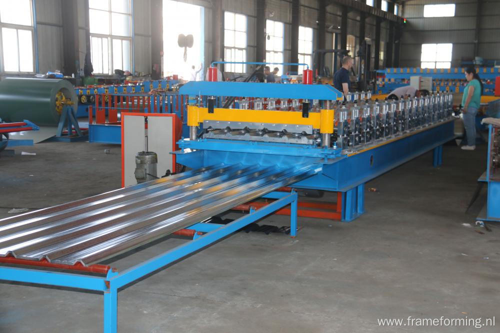 Roofing Sheet Roll Forming Machine with Trapezoid Tile