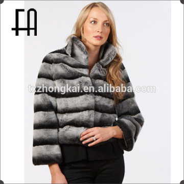 Factory direct wholesale price rex rabbit fur jacket /rabbit fur jacket