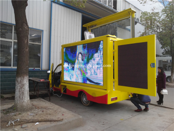 Waterproof LED Screen Display Advertising Vehicle