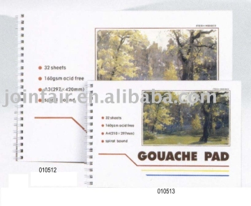 gouache pad