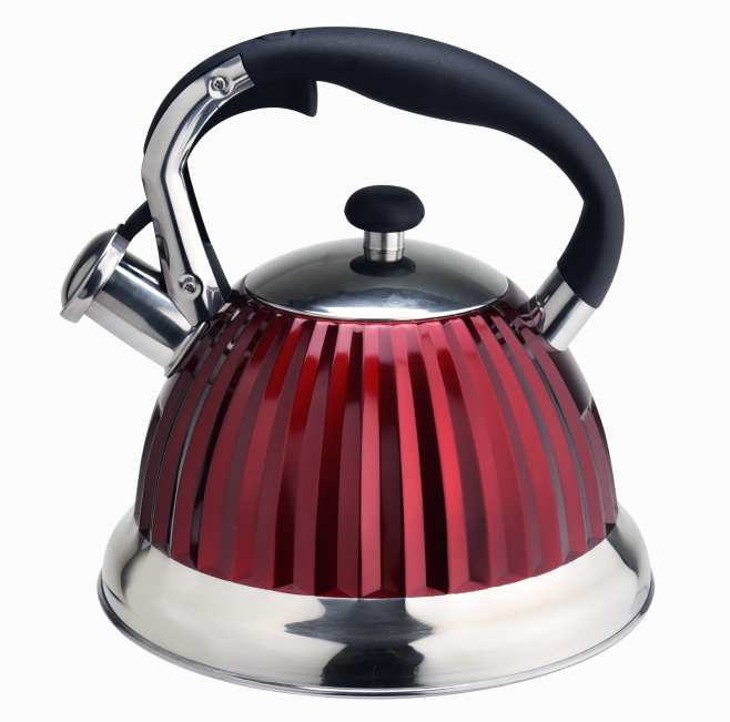 Whistling Cooktop Kettle Metallic Red