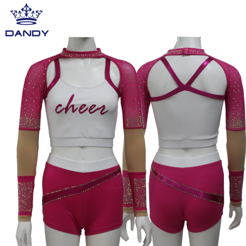 Uniforme da cheerleading della ragazza del tifo della High School