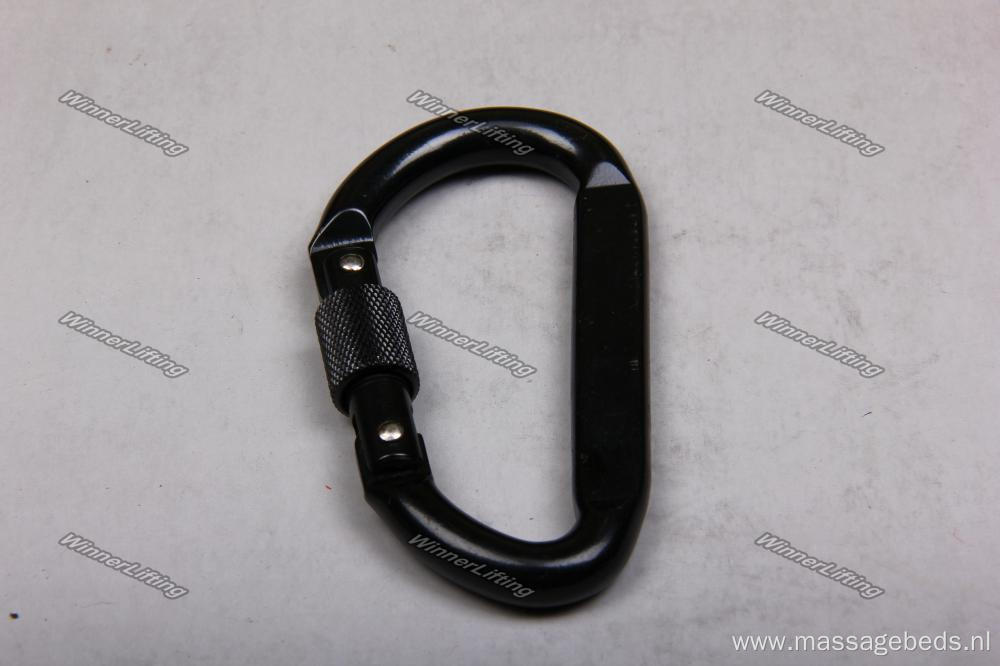 2.3T Heavy Duty Black-Coating Carabiner