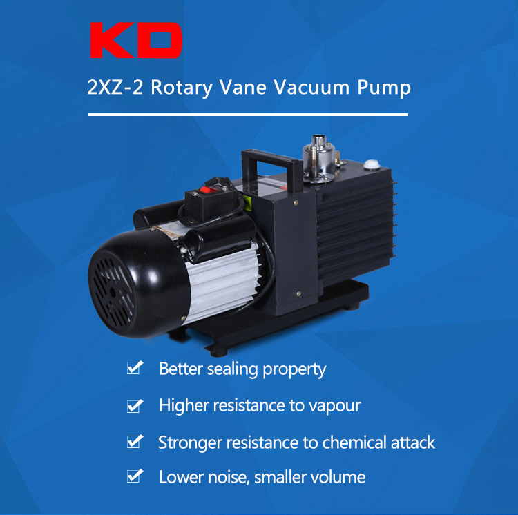 Double Stage Oil Rotary Portable Vane Vacuum Pump