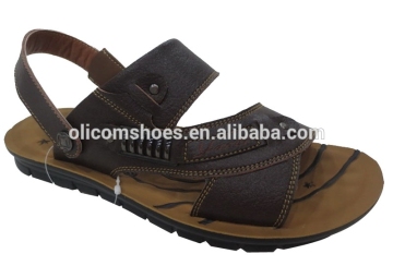 Top Quality Arabic Sandal,PU Leather Arabic Sandal,Flat Men Arabic Sandals