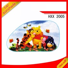 Fashional customized logo printed car sunshade pink side window sunshade