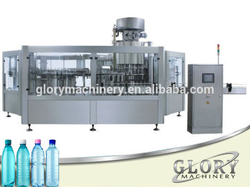 Full automatic drinking water bottle filling machinery